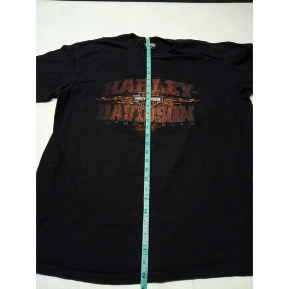 Harley Davidson Motor Cycles Warren Cortland Ohio T-Shirt Men's Large - Picture 2 of 5